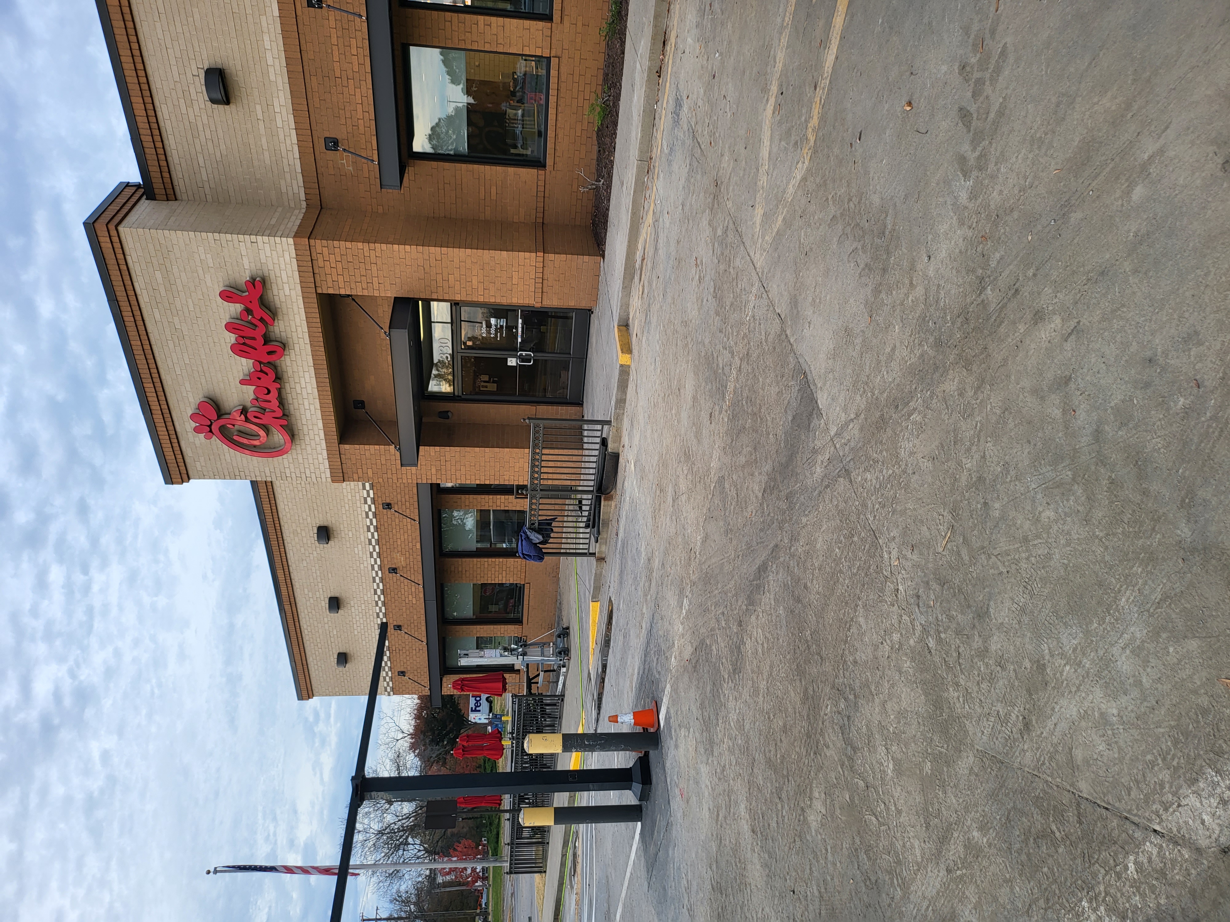 Commercial Pressure Washing - Post Construction Clean-up at a Chick-fil-A in Nashville, TN Thumbnail